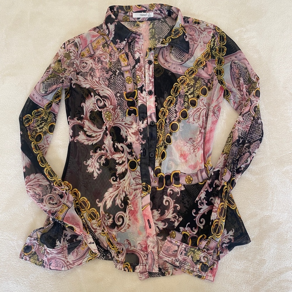 Timing Mesh Button Up Top